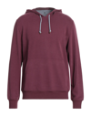 Brunello Cucinelli Sweatshirts In Maroon