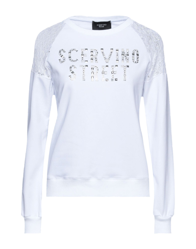 Scervino Sweatshirts In White