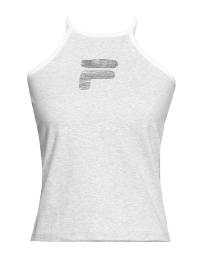 Fila Tank Tops In Grey