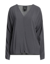 Alessia Santi Blouses In Grey