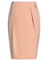 Elisabetta Franchi Midi Skirts In Salmon Pink