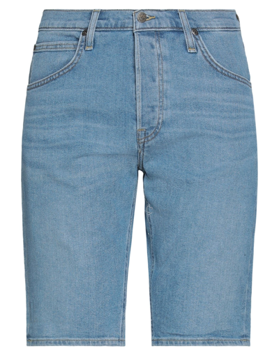 Lee Man Denim Shorts Blue Size 31 Cotton, Polyester, Elastane
