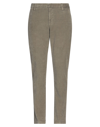Dondup Mens Beige Cotton Pants In Green