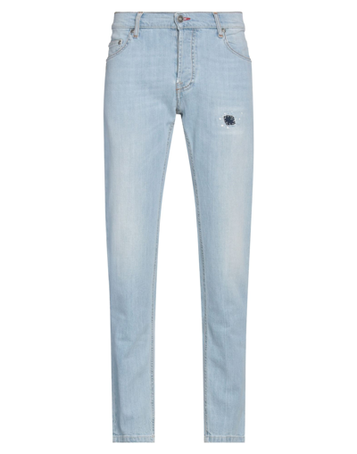 Grey Daniele Alessandrini Jeans In Blue