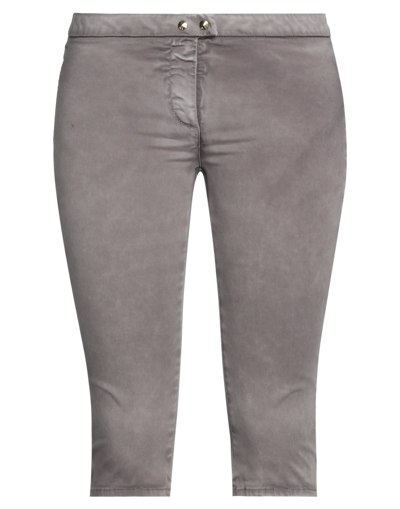 Cycle Woman Shorts & Bermuda Shorts Dove Grey Size 27 Cotton, Elastane