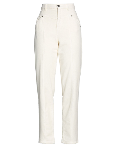 Twinset Pants In Ivory