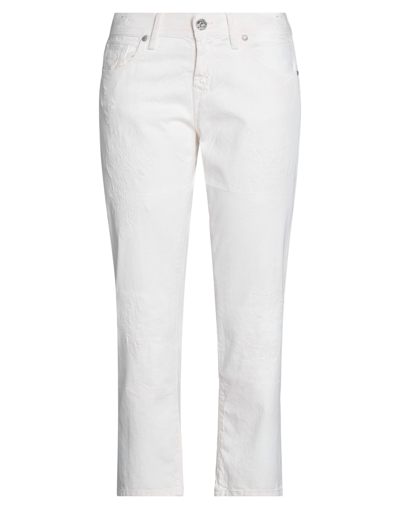 Jacob Cohёn Denim Cropped In White