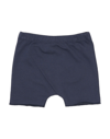 Frugoo Newborn Boy Shorts & Bermuda Shorts Slate Blue Size 3 Cotton, Elastane In Blue