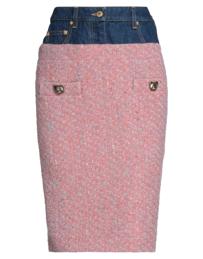 Moschino Midi Skirts In Pink