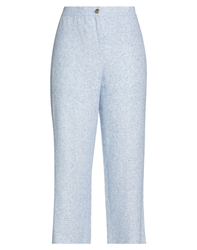 Barba Napoli Cropped Pants In Blue