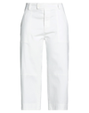 Alpha Studio Cropped Pants In White