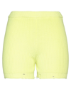 Vicolo Woman Shorts & Bermuda Shorts Yellow Size Onesize Viscose, Polyester