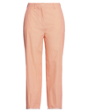 ALESSIA SANTI ALESSIA SANTI WOMAN PANTS ORANGE SIZE 6 COTTON