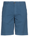 Incotex Man Shorts & Bermuda Shorts Blue Size 30 Cotton, Elastane