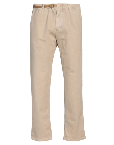 White Sand Pants In Beige