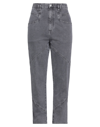 Isabel Marant Woman Denim Pants Grey Size 2 Cotton