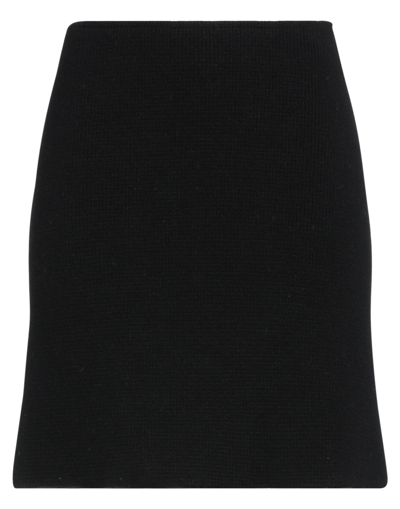 Bottega Veneta Mini Skirts In Black
