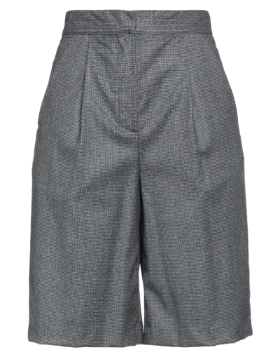 Roberto Collina Shorts & Bermuda Shorts In Steel Grey