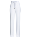 Peserico Wide Linen Joggers In White