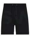 Moschino Swim Man Shorts & Bermuda Shorts Black Size M Cotton, Elastane, Polyester In Black