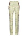 MOSCHINO MOSCHINO WOMAN PANTS LIGHT YELLOW SIZE 10 VISCOSE