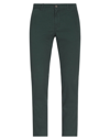 GROOWE GROOWE MAN PANTS DARK GREEN SIZE 28 COTTON, ELASTANE