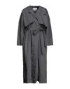Ganni Overcoats In Grey