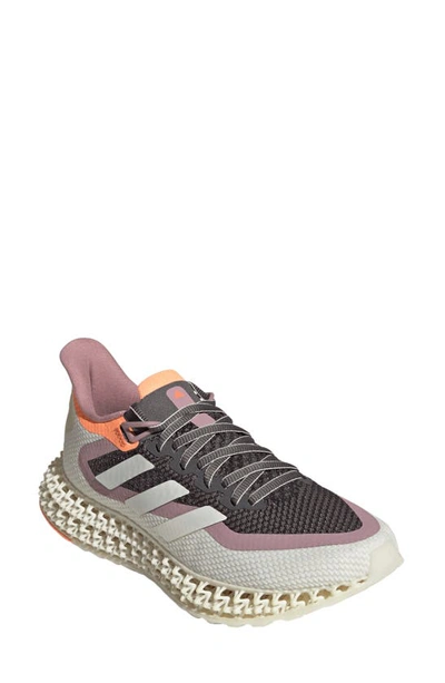 Adidas Originals 4dfwd Running Shoe In Grey/ Zero/ Orange
