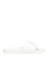 Diesel Woman Sandals White Size 6 Rubber In White