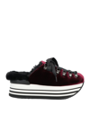 Hogan Mules & Clogs In Maroon