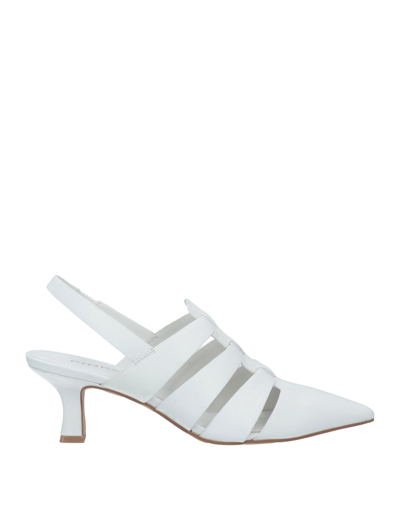 Pinko Woman Mules & Clogs White Size 5 Calfskin In White