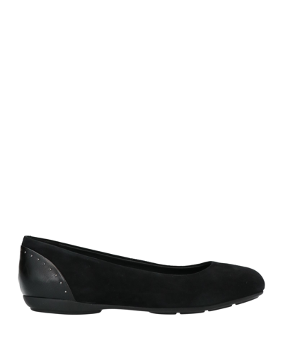 Geox Ballet Flats In Black