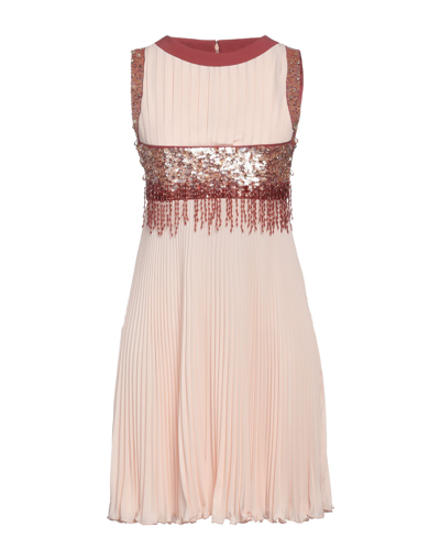 Elisabetta Franchi Short Dresses In Pink