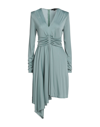 Seventy Sergio Tegon Short Dresses In Sage Green