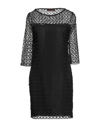 Trussardi Jeans Short Dresses In Black