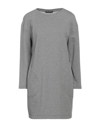 Biancoghiaccio Short Dresses In Grey