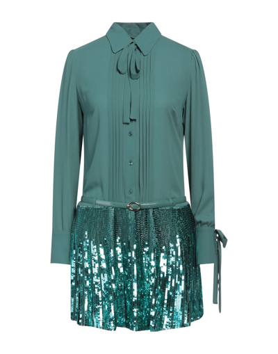 Elisabetta Franchi Short Dresses In Green