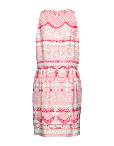 Moschino Short Dresses In Pink