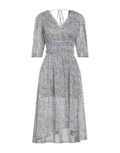 Maje Midi Dresses In Purple