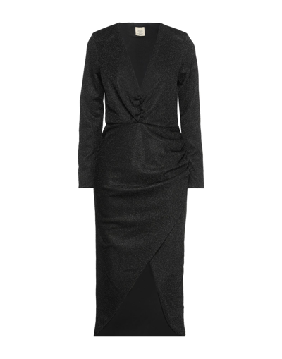5rue Midi Dresses In Black