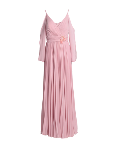 Allure Long Dresses In Pink