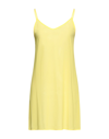 MR MASSIMO REBECCHI MR MASSIMO REBECCHI WOMAN MINI DRESS YELLOW SIZE XL POLYESTER