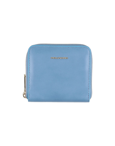 Piquadro Wallets In Blue