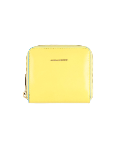 Piquadro Wallets In Yellow