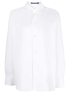 Sofie D'hoore Asymmetric Button-down Shirt In White