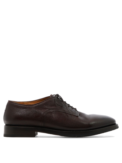 Alberto Fasciani Men's Brown Other Materials Lace-up Shoes