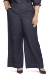 Nydj Mona High Waist Wide Leg Jeans In Lightweight Rinse