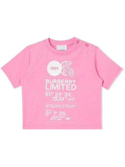 Burberry Baby's & Little Girl's Montage Joel Print T-shirt In Розовый