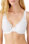 Wacoal Softy Styled Underwire Full Coverage Bra In White