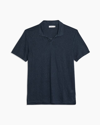 Onia Linen Polo T Shirts In Blue